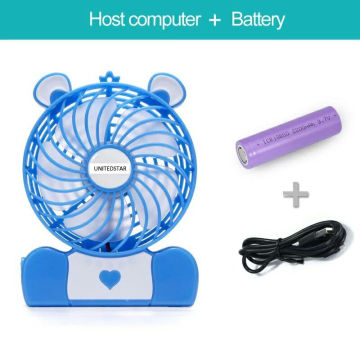 4 &#39;&#39; Multifunktions-DC-wiederaufladbarer Mini-Ventilator